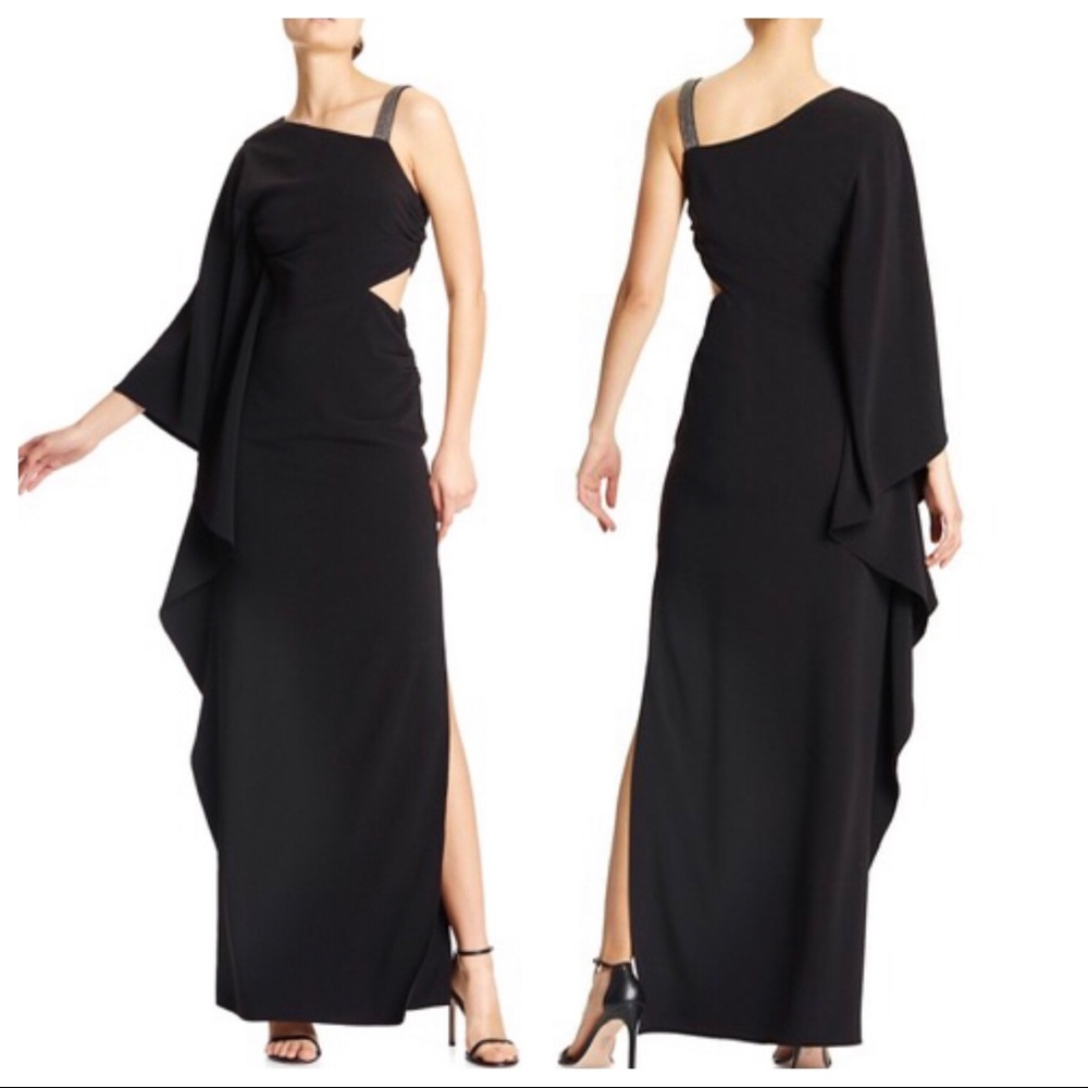 Halston Cutout Gown - Picture 4 of 10